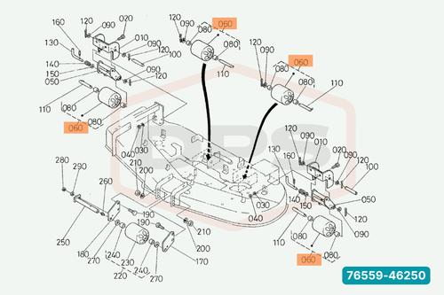 KUBOTA 76559-46250 ROLLER