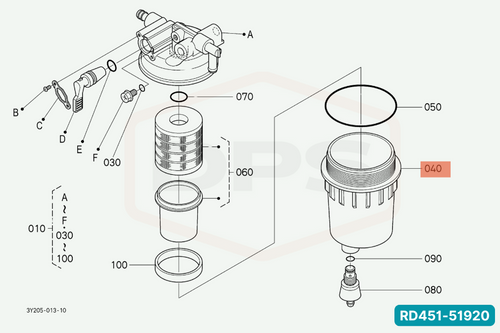 KUBOTA RD451-51920 CUP