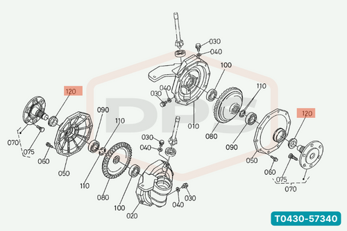 T0430-57340 OIL SEAL