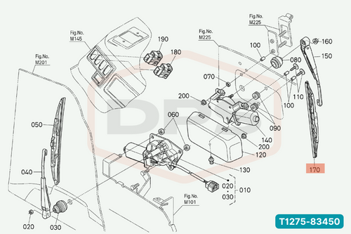T1275-83450 WIPER BLADE