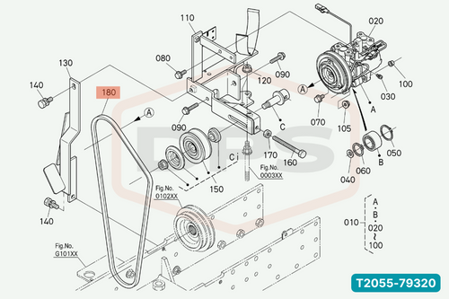 T2055-79320 BELT