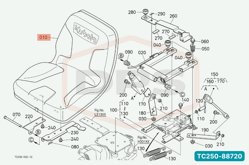 TC250-88720 SEAT
