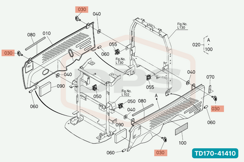 TD170-41410 HOLDER /CLIP
