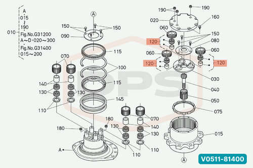 V0511-81400 BEARING