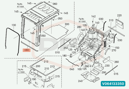 V064133350 SEALING RUBBER