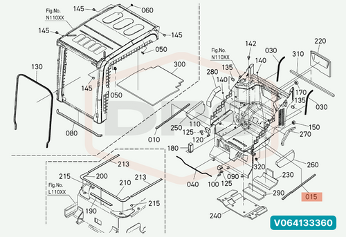 V064133360 SEALING RUBBER