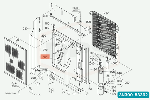 KUBOTA 3N300-83362 TRIM