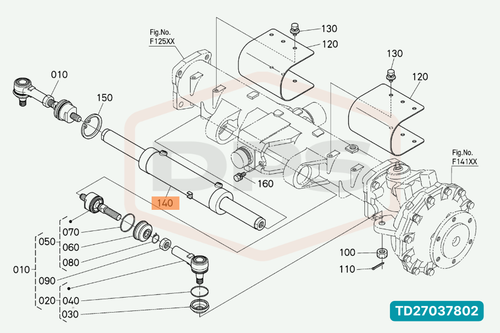 KUBOTA TD27037802 CYLINDER
