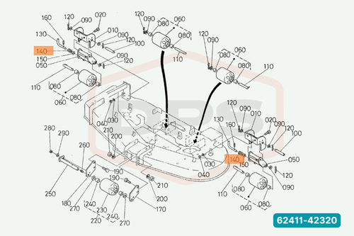 KUBOTA 62411-42320 SPRING