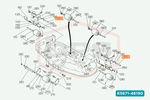 KUBOTA K5671-46190 PIN