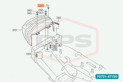 KUBOTA 70721-47130 STOPPER
