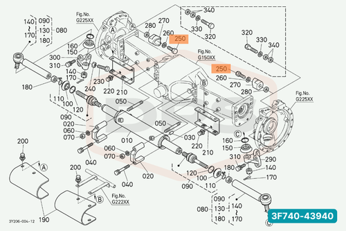 KUBOTA 3F740-43940 BOLT