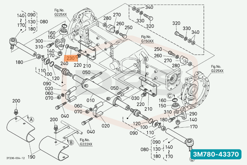 KUBOTA 3M780-43370 BOLT