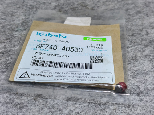 KUBOTA 3F740-40330 PLUG