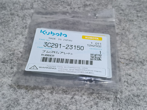 KUBOTA 3C291-23150 RUBBER