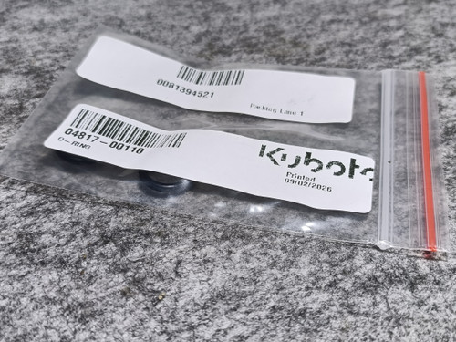 KUBOTA 04817-00110 ORING