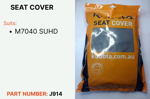 KUBOTA J914 SEAT COVER
