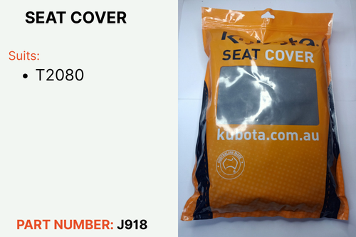 KUBOTA J918 SEAT COVER
