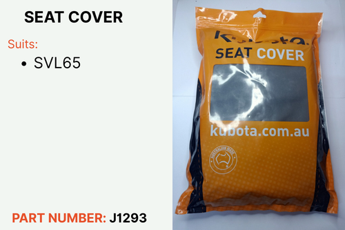 KUBOTA J1293 SEAT COVER