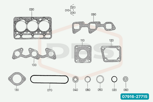 07916-27715 GASKET KIT