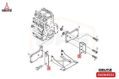 04284522 ANGLED RETAINER