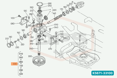 K5671-33100 CASE ASSY (GEAR)