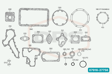 07916-27756 GASKET KIT