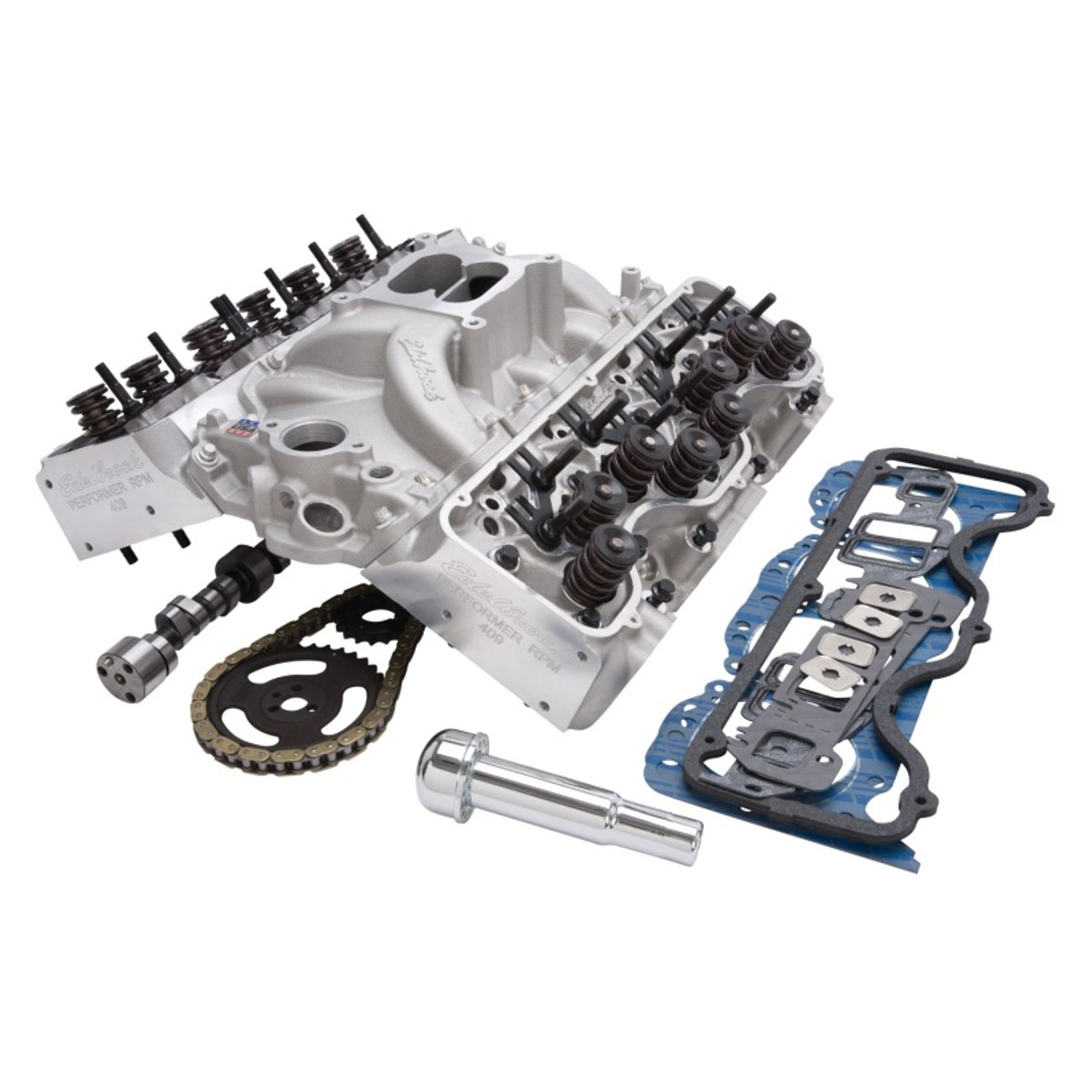 Edelbrock Power Package Top End Kit Performer RPM 348-409 BB Chevy