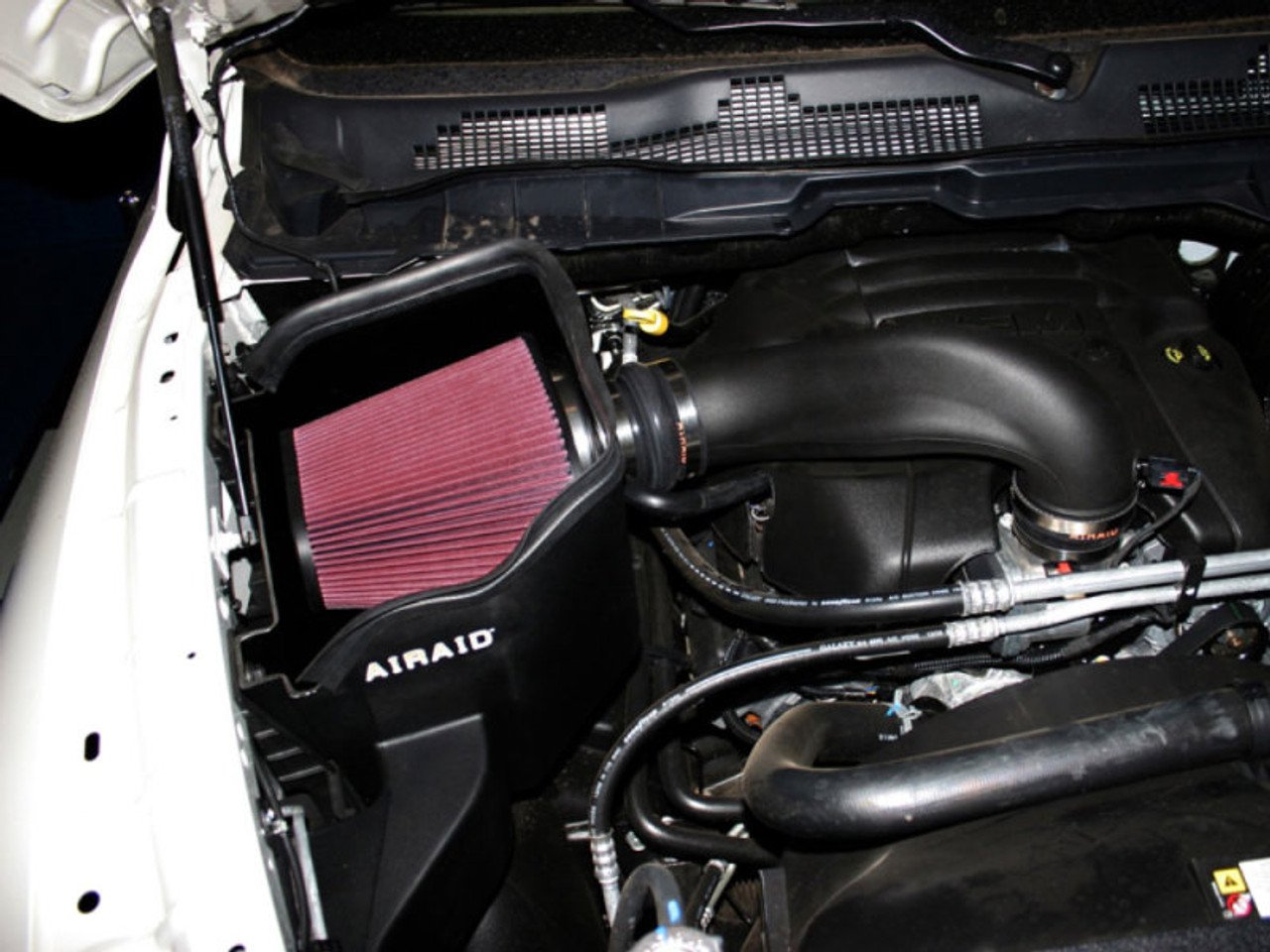Airaid 09-12 Dodge Ram 5.7L Hemi MXP Intake System w/ Tube (Oiled Red  Media) 300-237 Unleashed Tuning