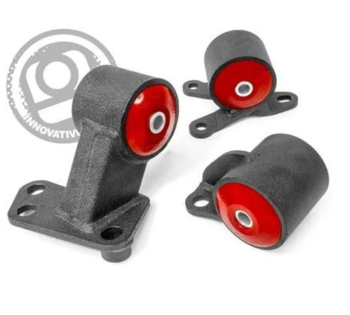 Innovative 94-01 Integra B-Series Black Steel Mounts 95A Bushings (Auto to Manual Hydro 2 Bolt) - 49551-95A User 1