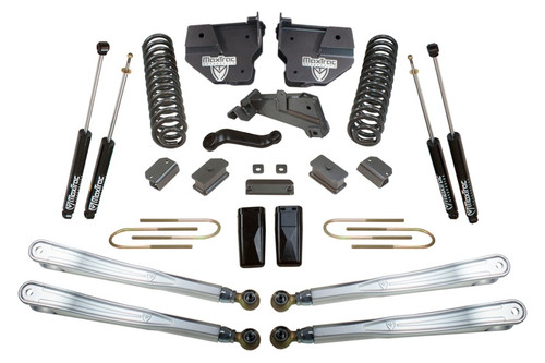 MaxTrac 13-18 RAM 3500 4WD 4in/1in MaxPro Coil Lift Kit w/4-Link Arms & MaxTrac Shocks - K947341L Photo - Primary