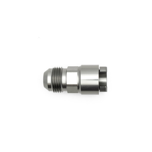 DeatschWerks 8AN Male Flare to 3/8in Female EFI Quick Connect Adapter - Anodized DW Titanium - 6-02-0104-B Photo - Primary