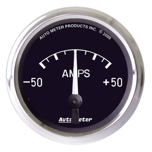 AutoMeter Gauge Ammeter 2-1/16in. 50A Electric Cobra - 201012 Photo - Primary