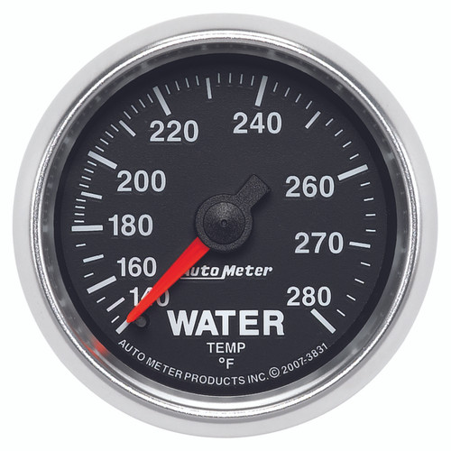 AutoMeter Gauge Water Temp 2-1/16in. 140-280 Deg. F Mechanical Gs - 3831 Photo - Primary