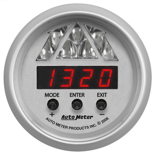 AutoMeter Gauge Tachometer Digital RPM W/ Led Shift Light Ultra-Lite - 4387 Photo - Primary
