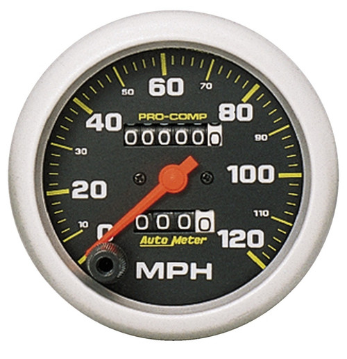 AutoMeter Gauge Speedometer 3-3/8in. 120MPH Mechanical Pro-Comp - 5152 Photo - Primary