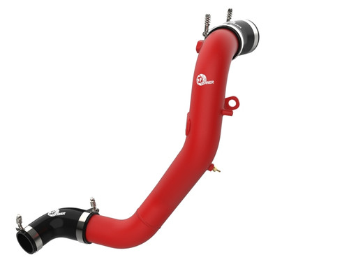 aFe Kia Stinger 18-22 V6-3.3L (tt) BladeRunner Cold Charge Pipe- Red - 46-20509-R Photo - Primary