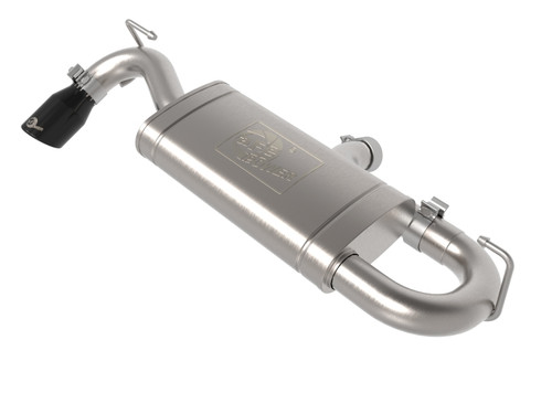 aFe Ford Bronco Sport 21-22 L3-1.5L (t)/L4-2.0L (t) Vulcan Axle-Back Exhaust System- Black Tips - 49-33141-B Photo - Primary