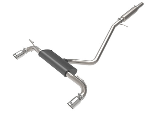 aFe Ford Bronco Sport 21-22 L3-1.5L (t)/L4-2.0L (t) Vulcan Cat-Back Exhaust System-Polished Tips - 49-33142-P Photo - Primary