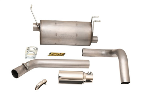 Gibson 16-22 Ford F53 Chassis  6.8L / 7.3L 3.5in Cat-Back Single Exhaust - Stainless - 956011S Photo - Primary