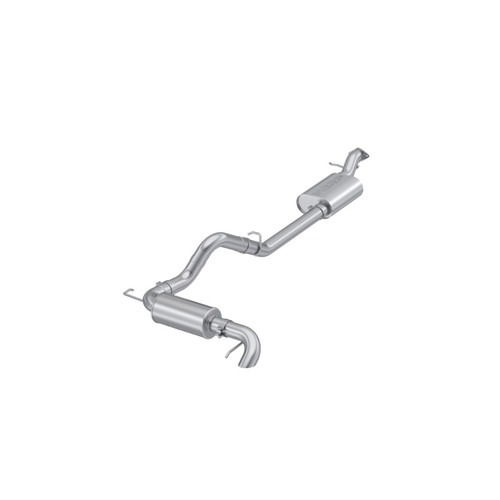 MBRP 2021-2023 Ford Bronco 2.3L/2.7L Aluminized Steel 3in Cat-Back, Single High Clearance Rear Exit - S5245AL Photo - Primary