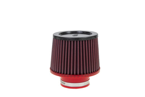 BMC Single Air Universal Conical Filter w/Carbon Top - 80mm Inlet / 110mm H - FBSA80-110C User 1