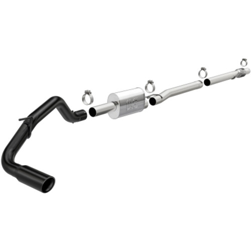 MagnaFlow 2019 Ford Ranger 2.3L Black Coated Stainless Steel Cat-Back Exhaust - 19452