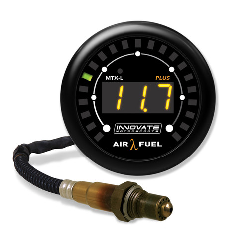 Innovate MTX-L PLUS Digital Air/Fuel Ratio Gauge Kit 8ft w/O2 Sensor - 3918