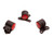 Innovative 94-01 Integra B-Series Black Steel Mounts 85A Bushings (Auto Trans 3 Bolt) - 40153-85A User 1