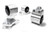 Innovative 92-95 Civic B/D Series Silver Aluminum Mounts 75A Bushings (Auto to Manual Hydro 3 Bolt) - B40152-75A User 1