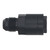 DeatschWerks 6AN Male Flare to 5/16in Female EFI Quick Connect Adapter - Anodized Matte Black - 6-02-0121-B Photo - Primary
