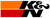 K&N Universal Round Clamp-On Air Filter 4-1/2in FLG, 5-7/8in B, 3-1/4in X 4-1/2in T, 8in H - RU-1021 Logo Image