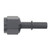 DeatschWerks 8AN Female Flare Swivel to 3/8in Male EFI Quick Disconnect - Anodized Matte Black - 6-02-0133-B Photo - Primary