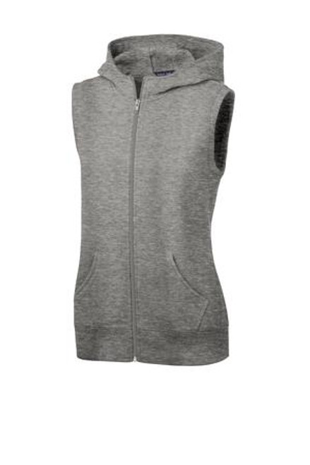 Sport-Tek Ladies Hooded Fleece Vest